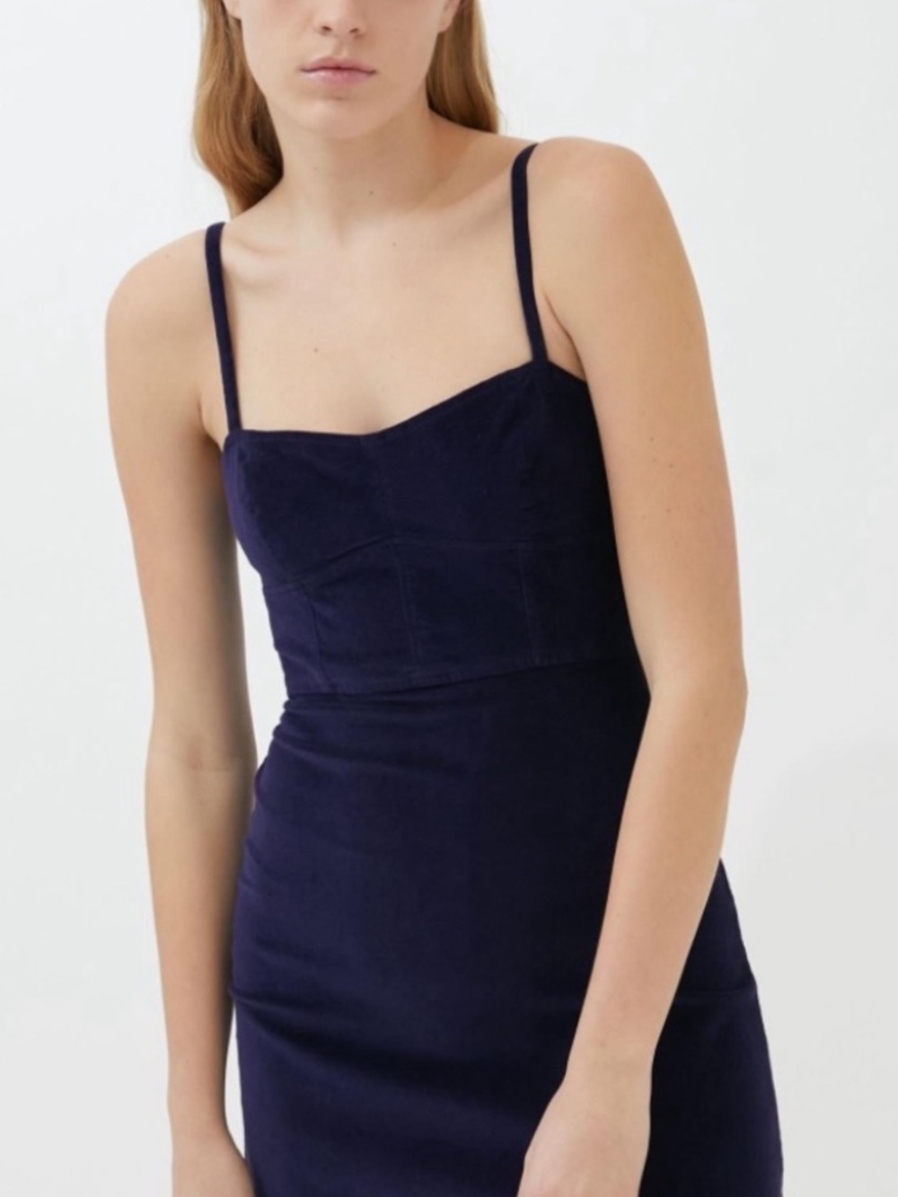 Urban Outfitters Navy Spaghetti Strap Mini Dress